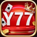 Y77 Game download mobile interface showing gameplay screen and features on Android smartphone